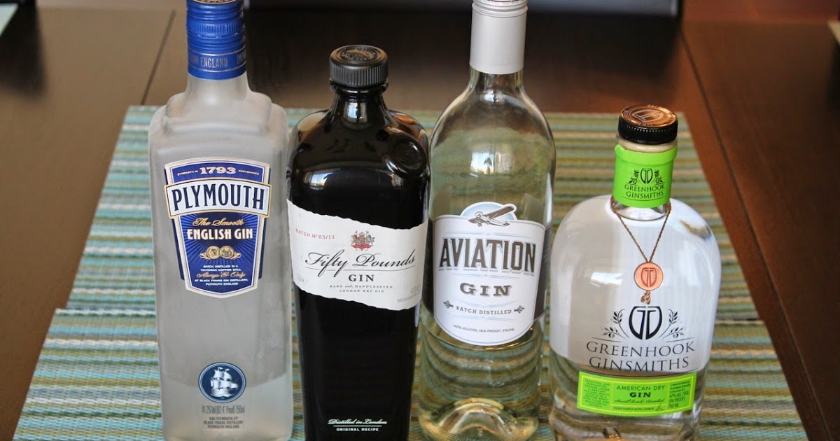 Cook In / Dine Out Gin & Tonic Gin Tasting U.S. vs. U.K.
