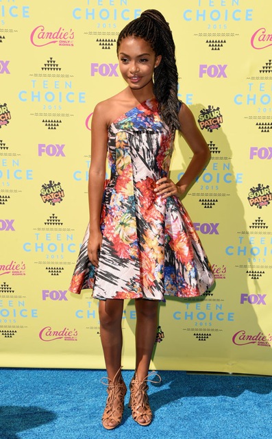Get The Look Abc Black Ish Yara Shahidi For Teen Choice Awards