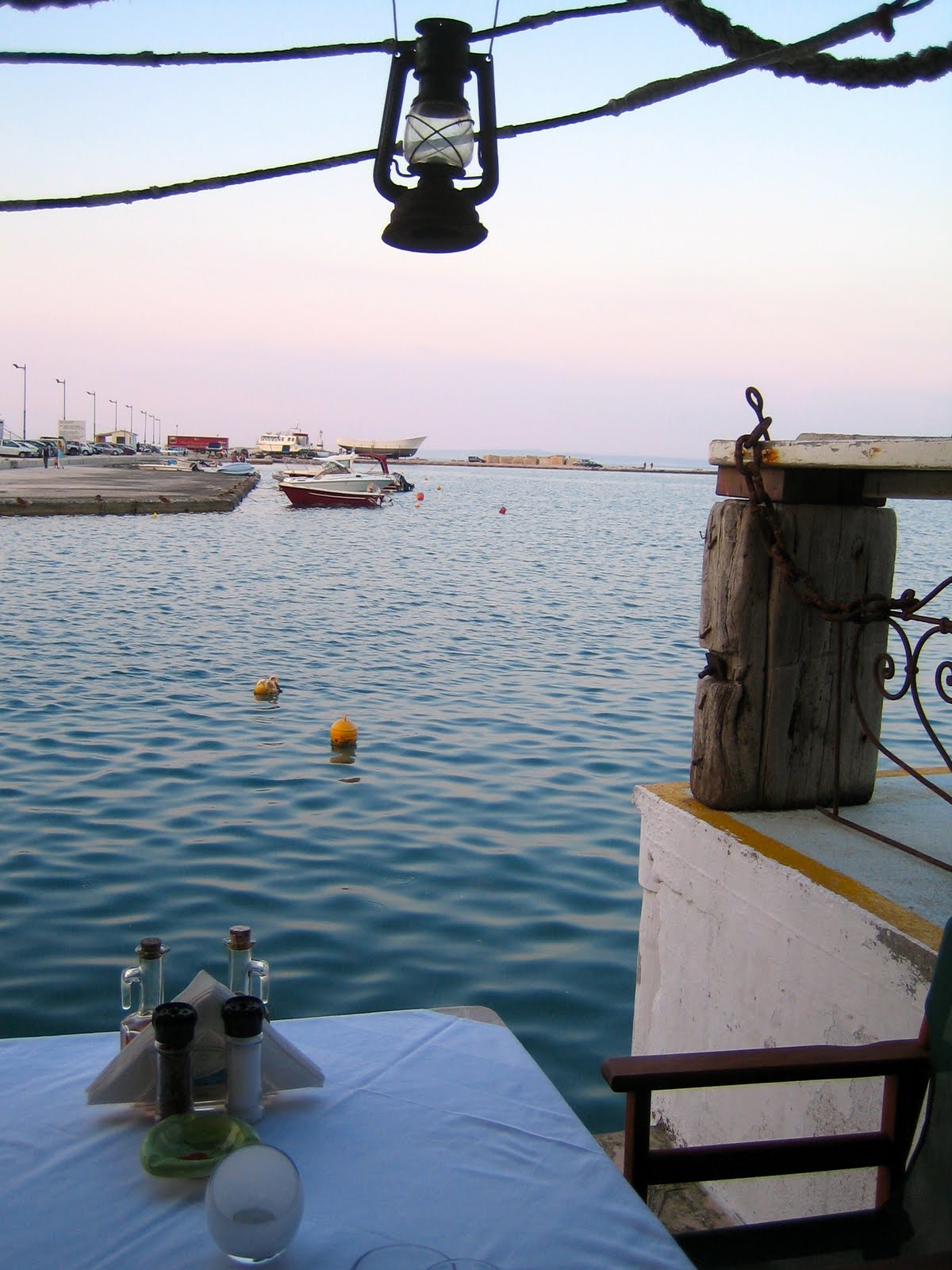 Dinner at the Port (Zakynthos, Greece) - The Hungry Nomad
