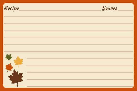 thanksgiving recipe card template parraclan designs thanksgiving recipe card template parraclan designs