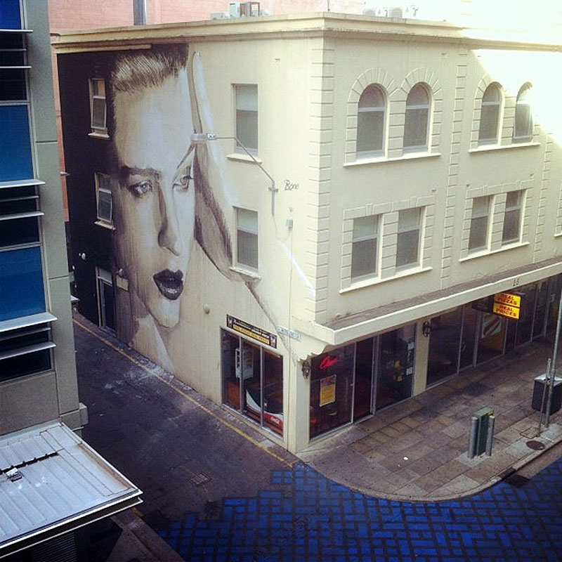 RONE New Mural In Adelaide, Australia StreetArtNews StreetArtNews