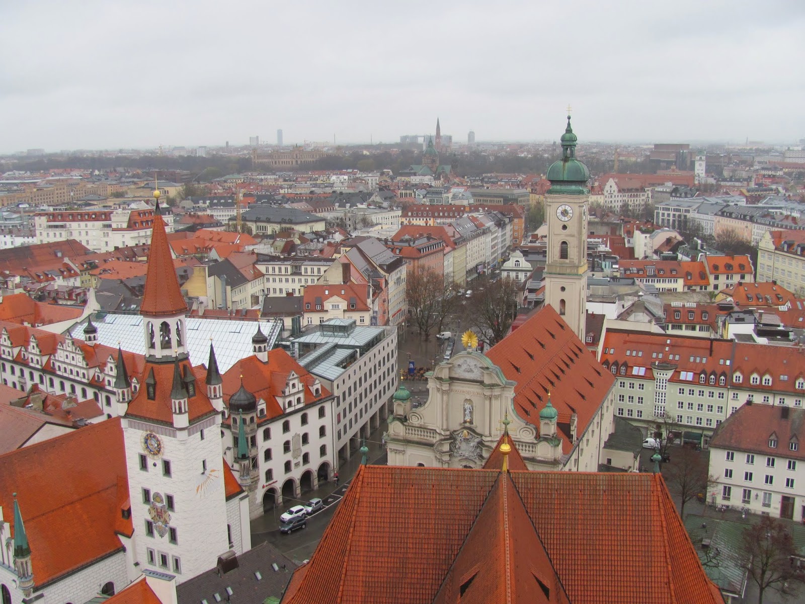 Away from Marienplatz Away from Marienplatz Munich, Germany from St. Peter's Church tower