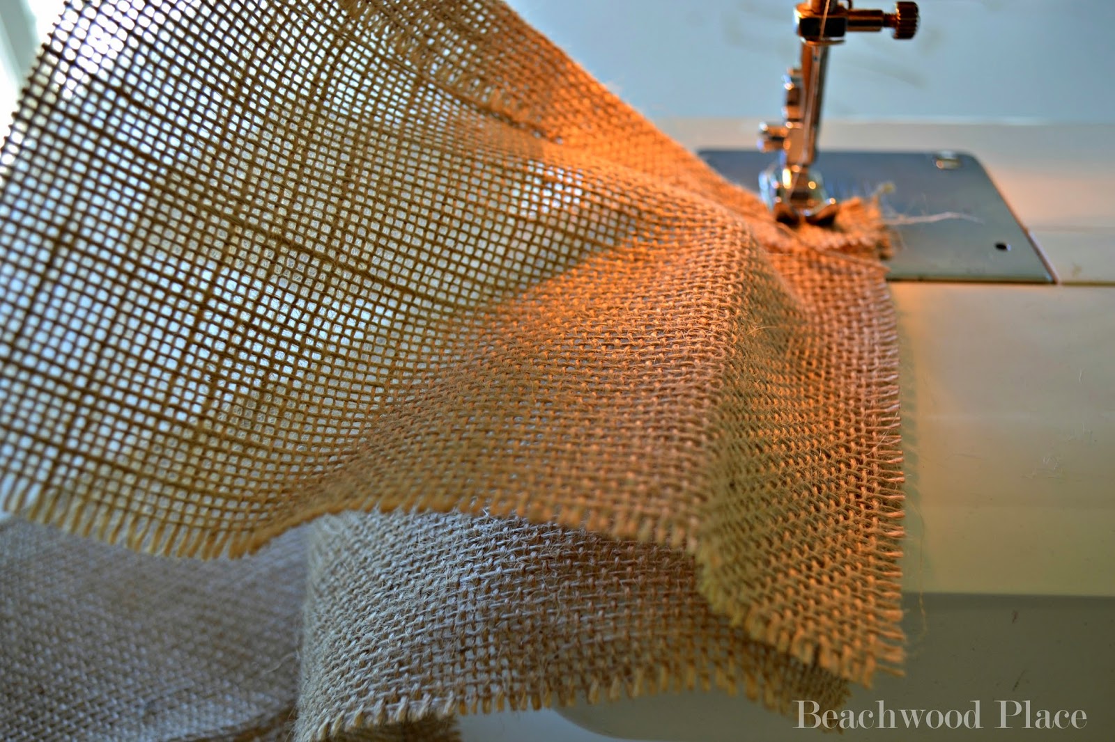 Beachwood Place DIY Burlap Plant Cover