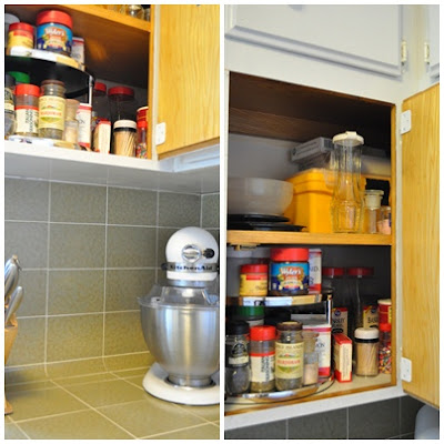 How I organize: my spice cupboard | OrganizingMadeFun.com