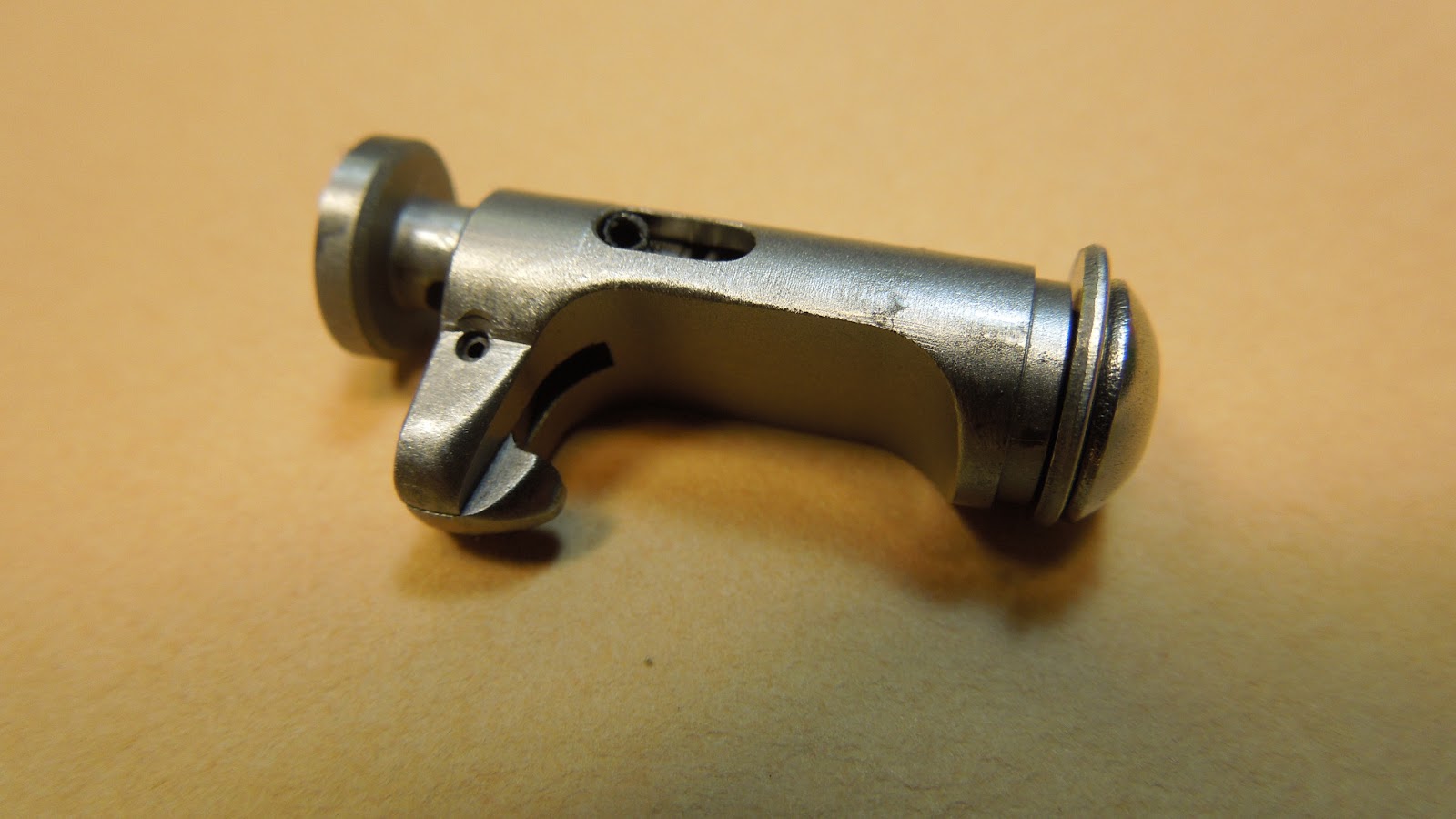 Gold Plated Scroll Magazine Release For 1911-Style Replica Display Models - Decorative