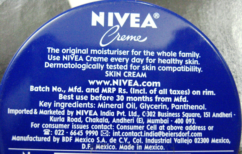 Beauty At Times is Skin Deep Nivea Creme Classic