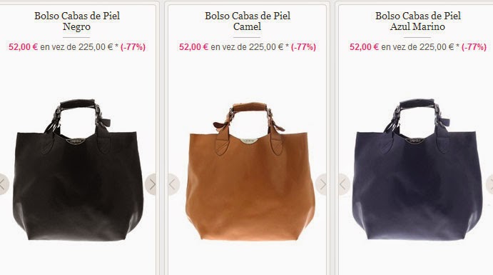 Bolsos tipo cabás en oferta Tres modelos de cabás disponibles por sólo 52 euros