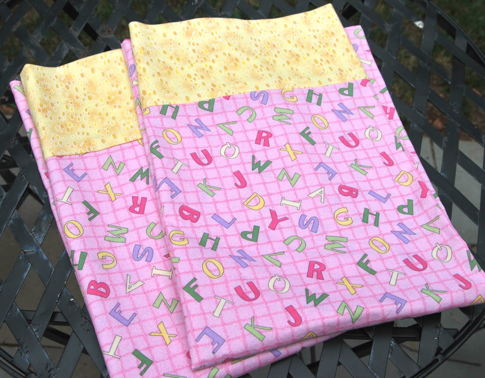 The Restitcherator Pillowcases for Charity Conkerr Cancer