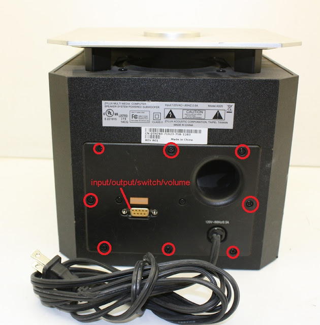 Attila's projects Fix DELL A525 Computer Speakers 2.1 System with