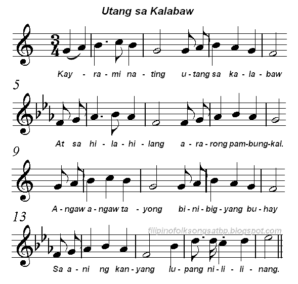 Traditional Folk Songs Filipino, American, Canadian, Irish, English