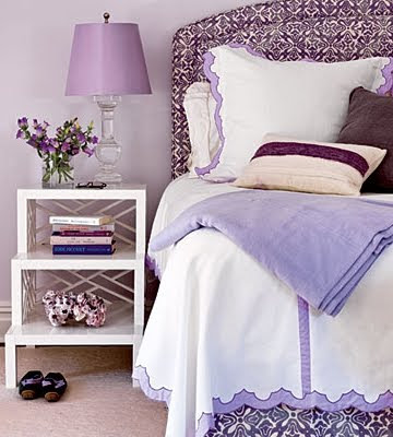 lavender bedroom