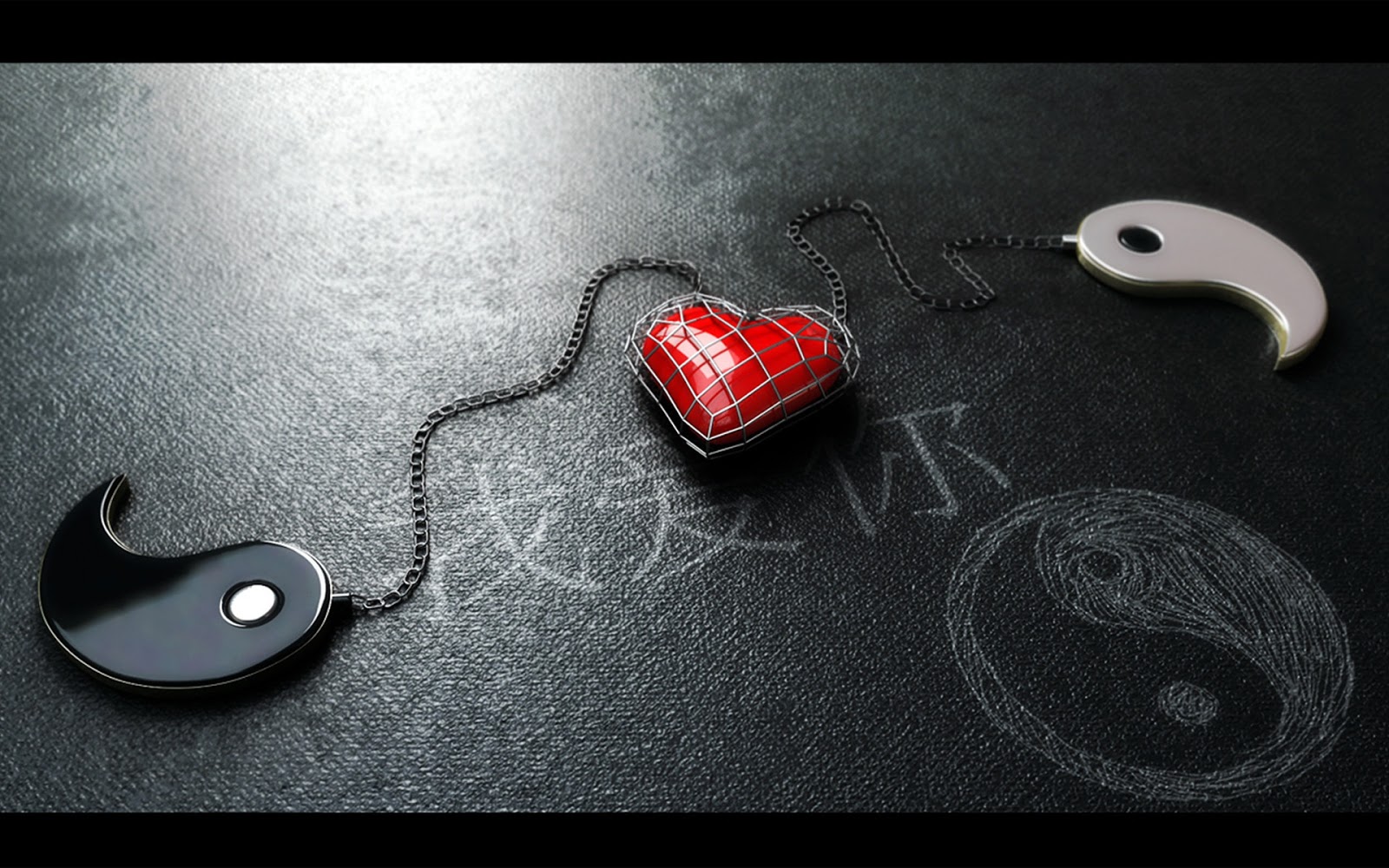 Love Yin and Yang 1920x1200 Wallpaper