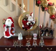 The Nifty Thrifty Family: My Christmas Decor in my living room