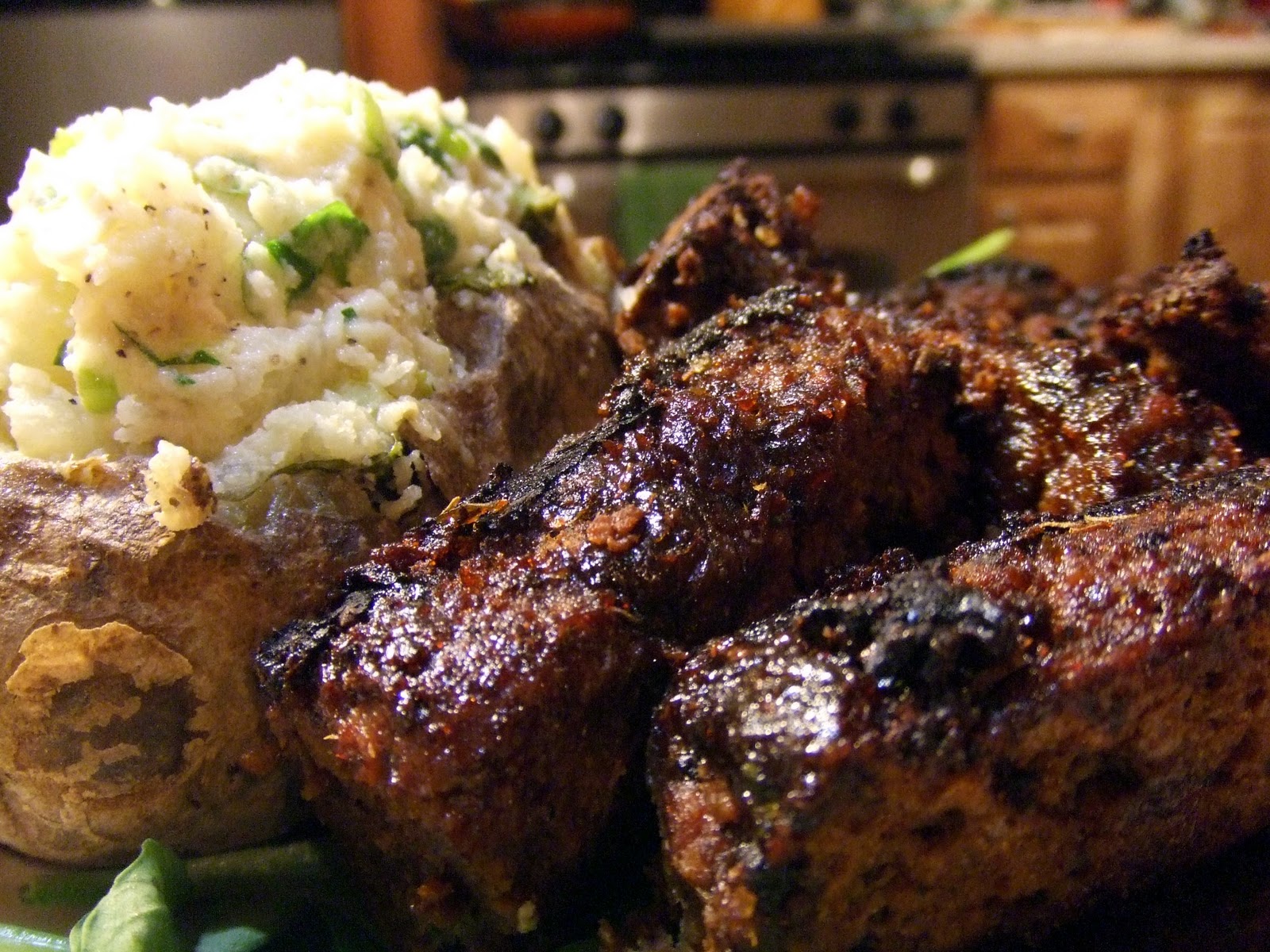 BK Challenge Balsamic BBQ Seitan and Tempeh Ribs The "V" Word