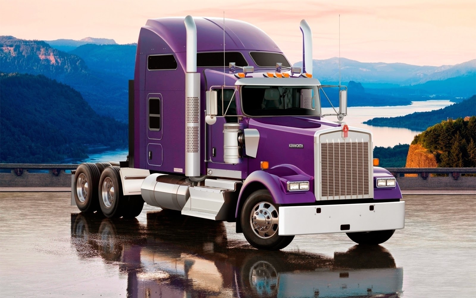 Camión Kentworth Morado ( Transformer) - Fondos de Pantalla HD