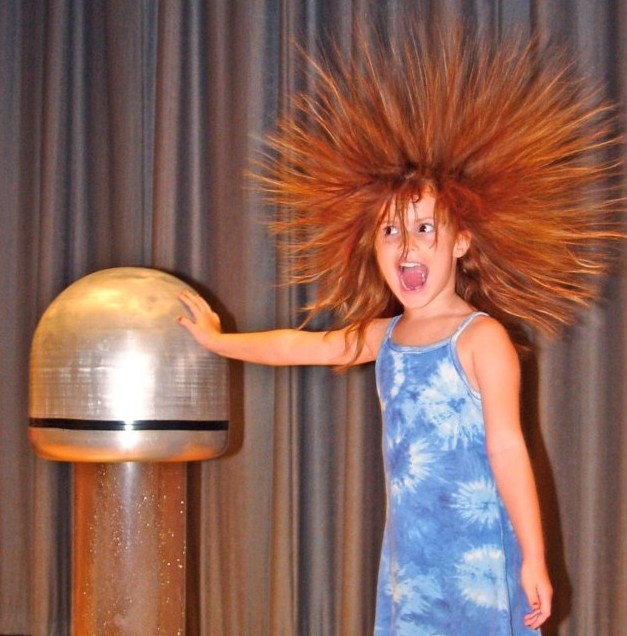 Van De Graaff Generator Hair Van De Graaff Generator Hair