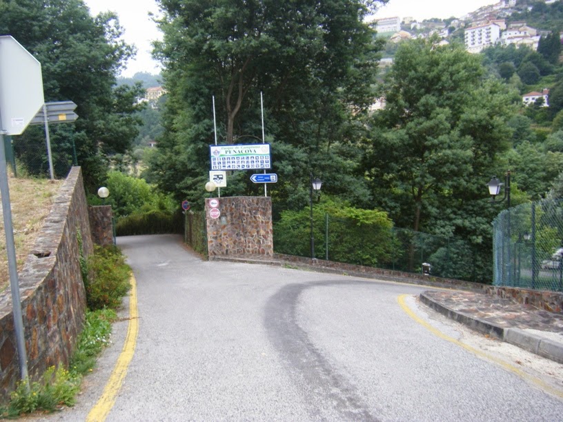 Entrada da Praia Fluvial e parque de campismo
