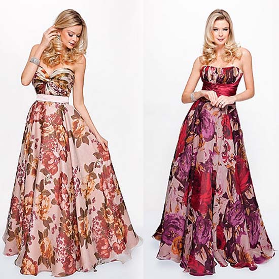 vestido florido em casamento