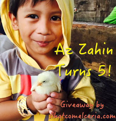  "Az Zahin Turns 5 Giveaway by sihatcomelceria.com"