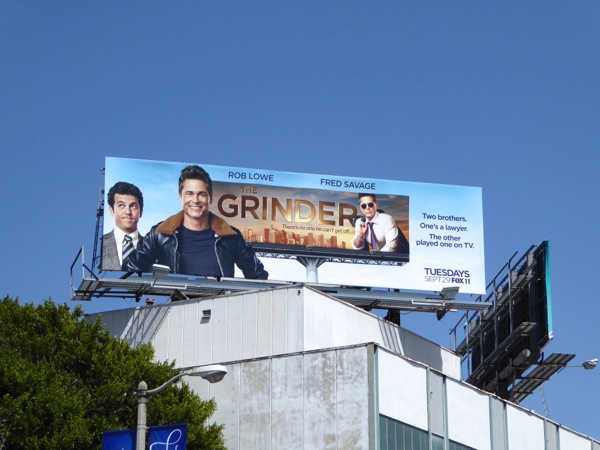 The Grinder series premiere billboard The Grinder series premiere billboard
