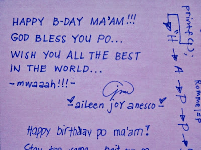 birthday letter