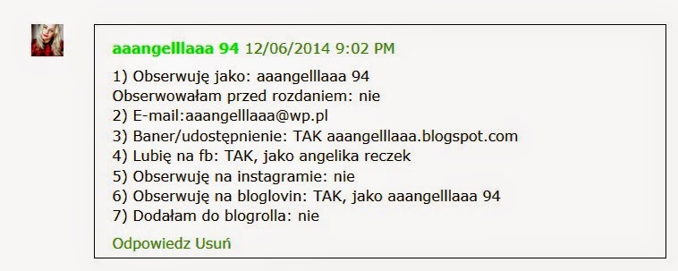 Liebster Award + wyniki rozdania.