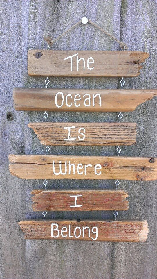 25 DIY Ideas for Driftwood Signs | Do it yourself ideas and projects