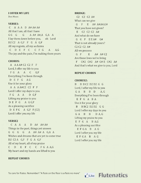 lord i offer my life to you chords pdf