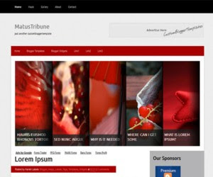 Matus Tribune Blogger Template