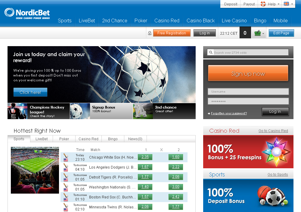 NordicBet Screenshot NordicBet Screen