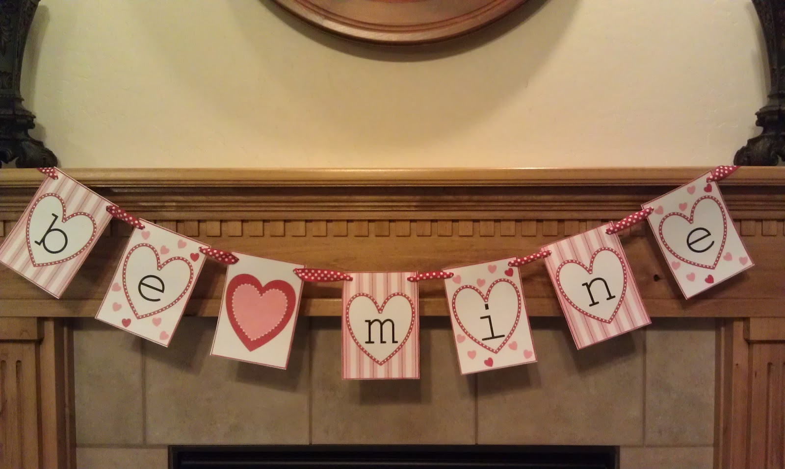Trinity designs: easy valentine's banner decoration Rooms By Richins: Printable Valentine Day Banner