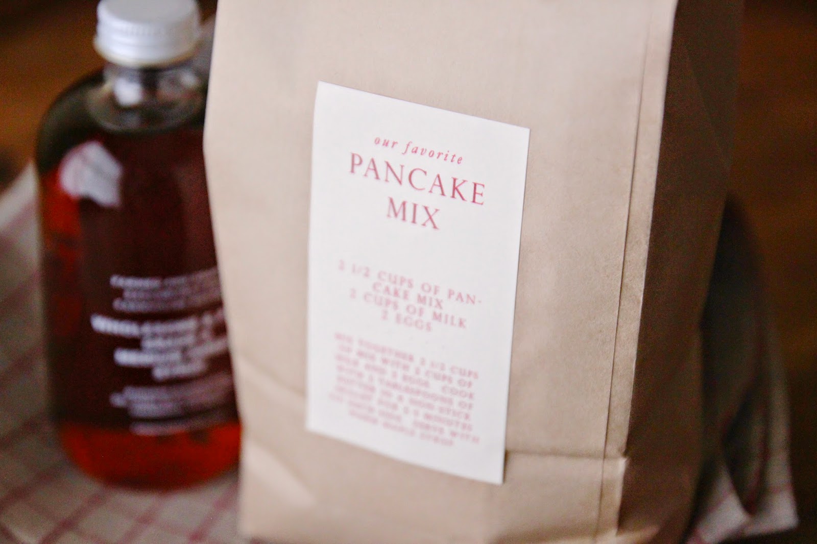 Jenny Steffens Hobick Pancake Mix Gift with Maple Syrup for Friends