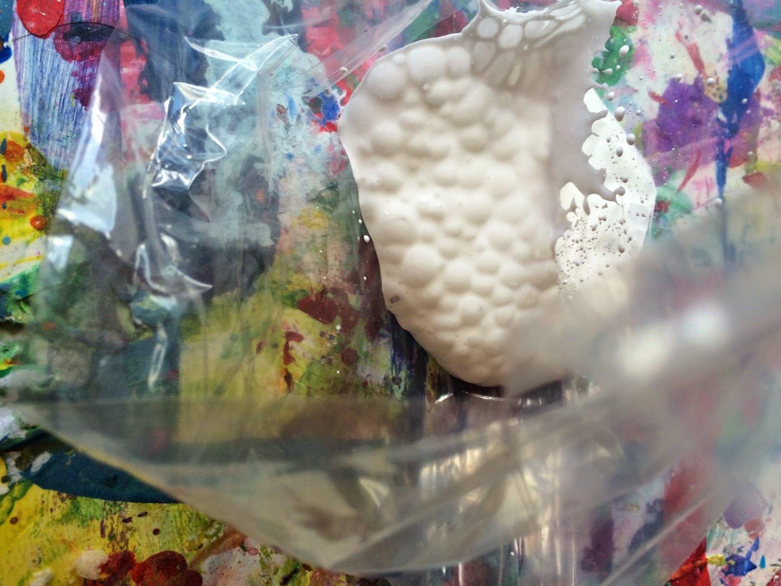 Mini and Mommies Shaving Cream Glitter Sensory Paint for Kids