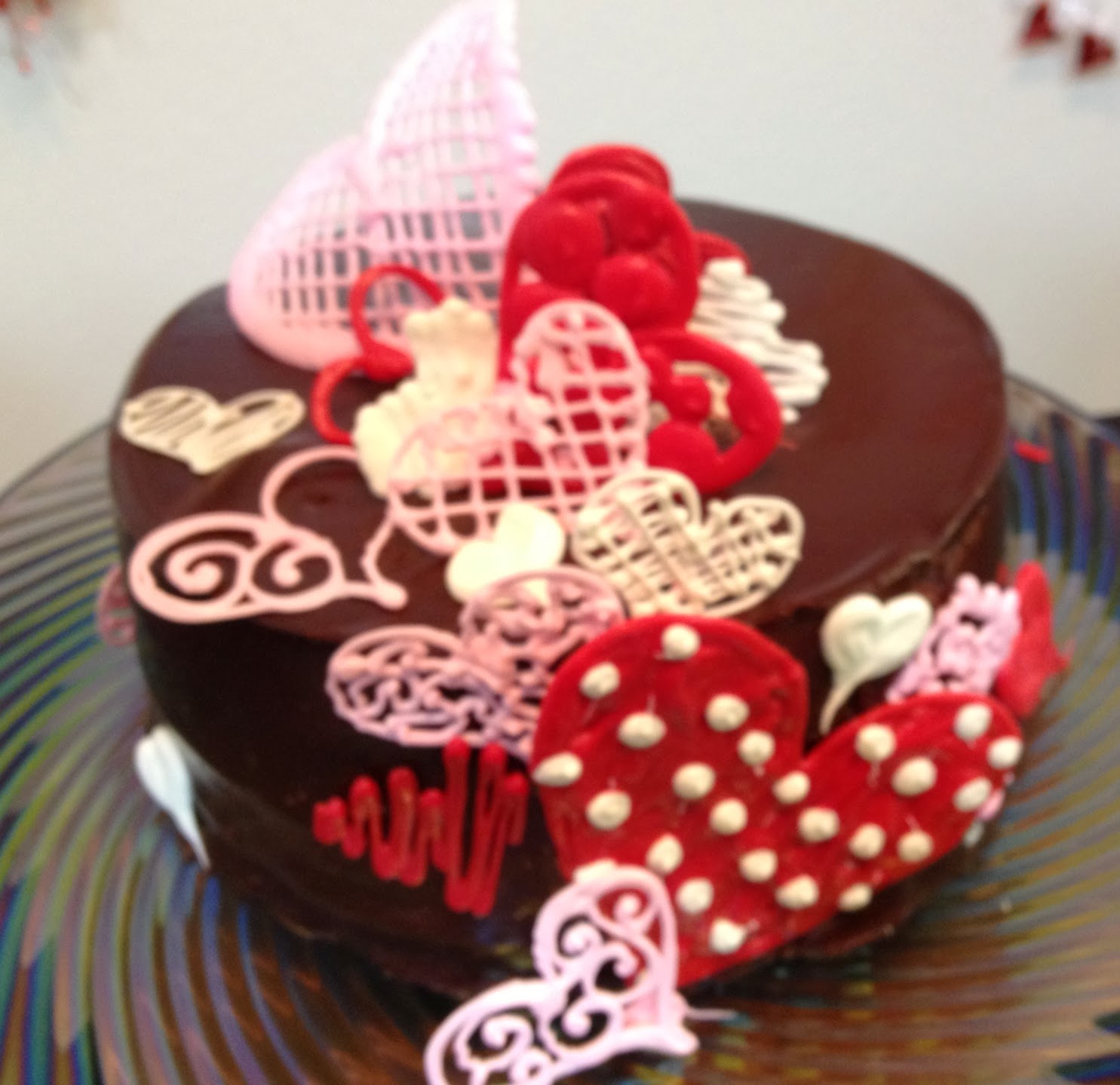 Leah s Crazy Cake Lab: Sweet Hearts Chocolate Cake- in ...