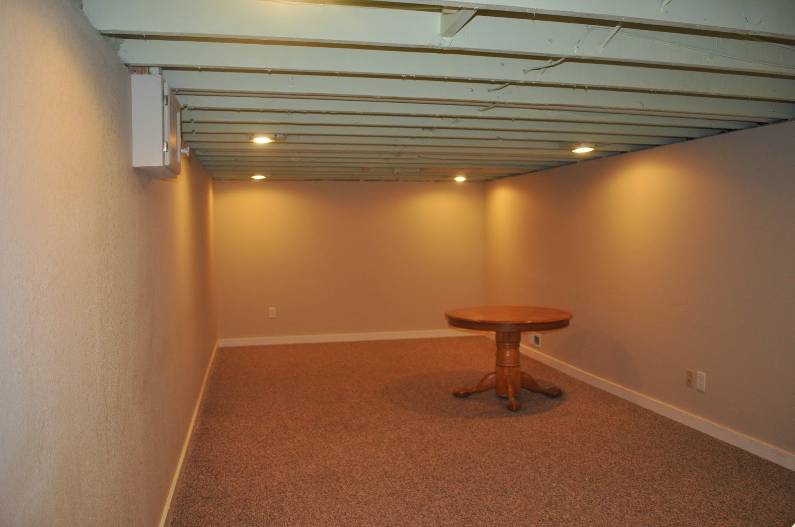 Carri Us Home Painting A Basement Ceiling