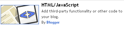 penambahan widget di blog