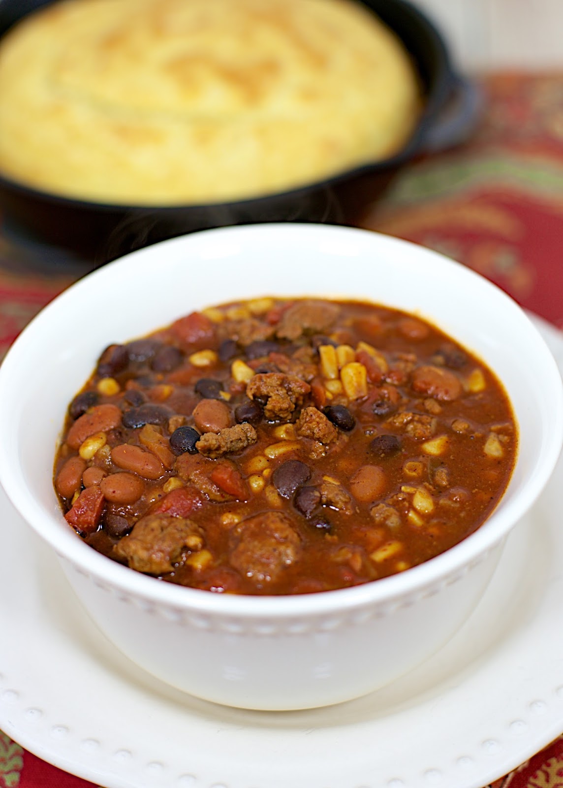 Slow Cooker Taco Chili Plain Chicken