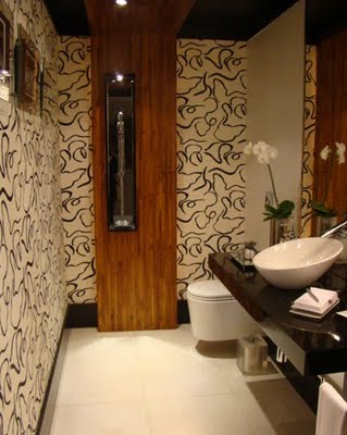 decoracao banheiro papel de parede decoracao banheiro contemporaneo