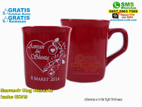 Souvenir Mug Nescafe Souvenir Mug Nescafe