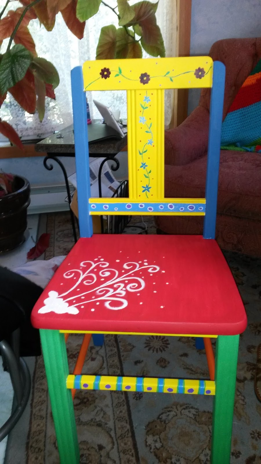 DIY Painted Chair Who Needs Reality TV DIY Painted Chair Who Needs Reality TV