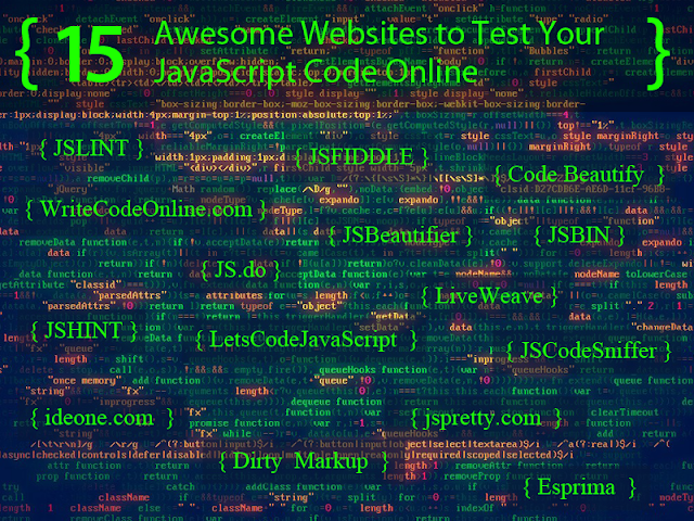 Websites to Test Your JavaScript Code Online