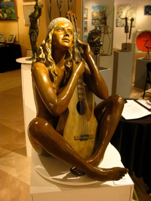 Alain Choisnet esculturas de bronze de mulheres sensuais nuas