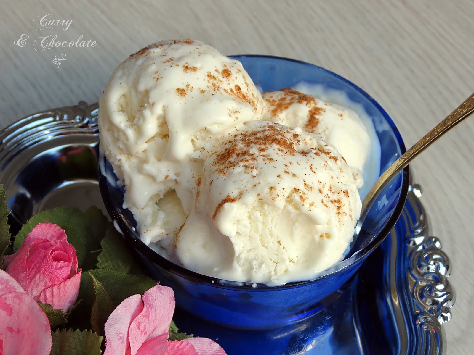 Helado casero de arroz con leche – Sweet rice pudding ice cream Helado casero de arroz con leche – Sweet rice pudding ice cream