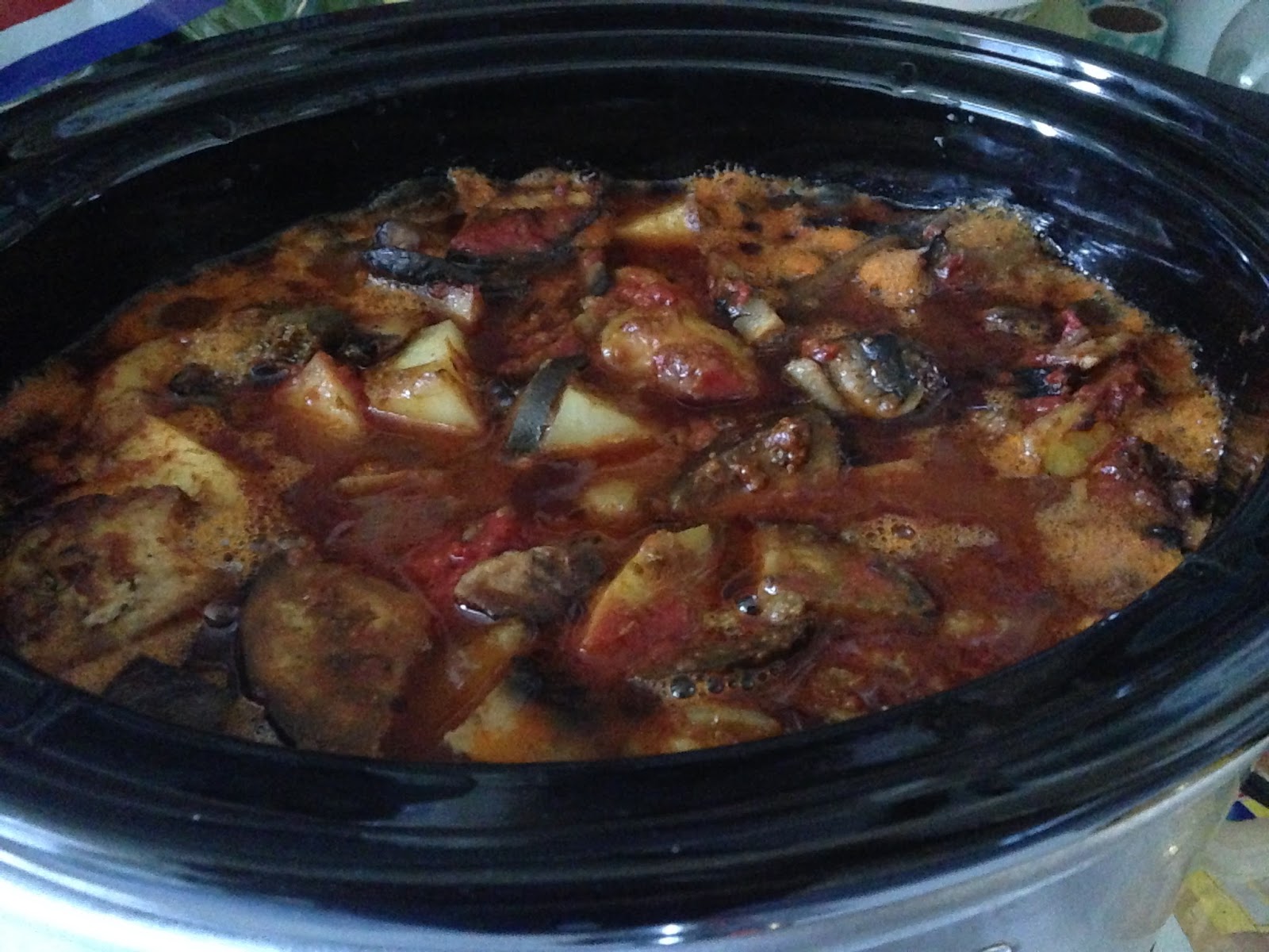 She Likes Bento Slow Cooker Eggplant Potato Curry