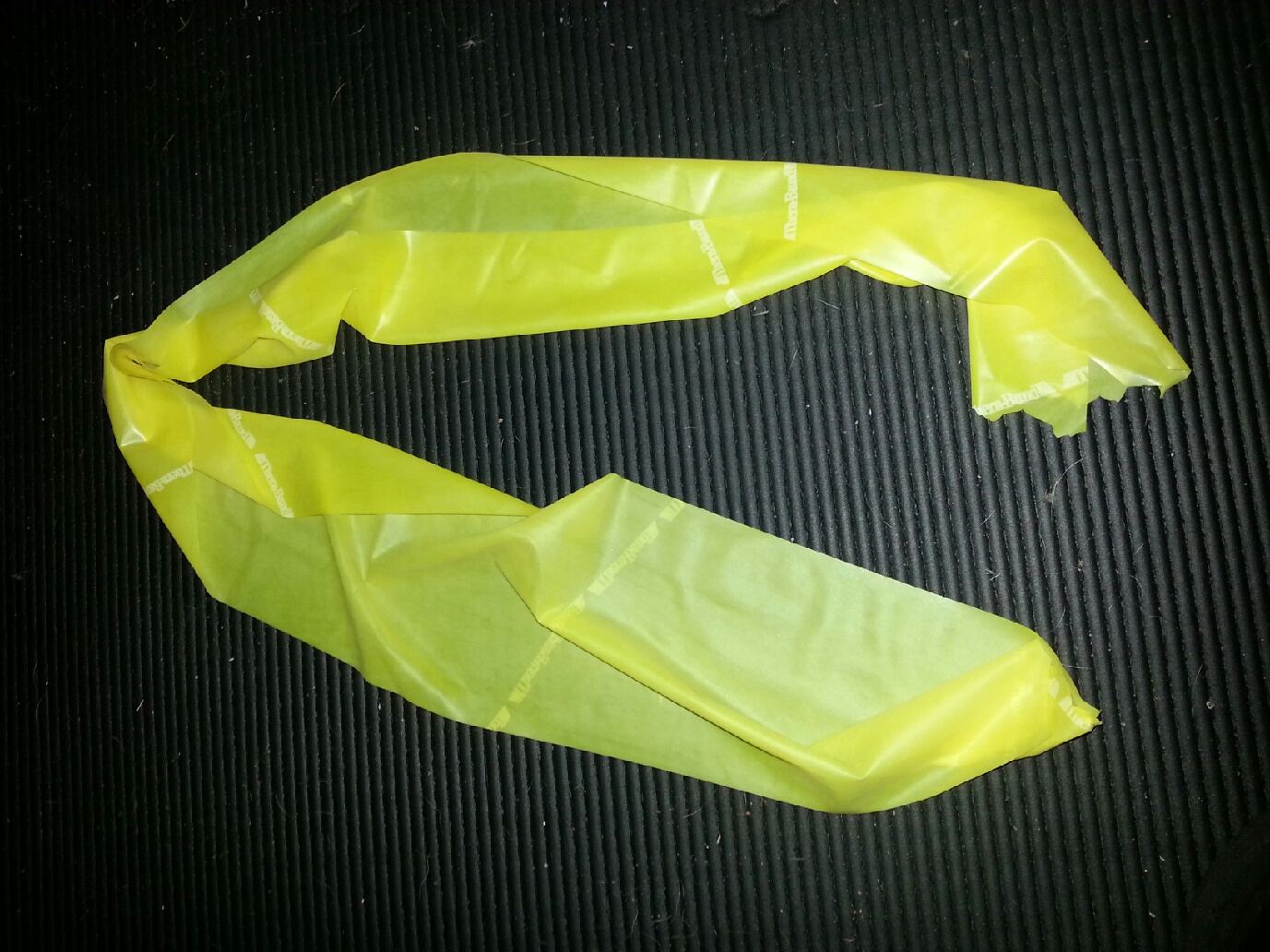 My Broken Ankle =( Day 30 New Rubber Band Stretching Exercises!