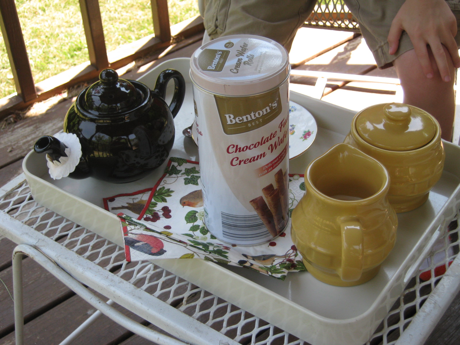 Mary Rose's Cafe Tea Party with Grandma