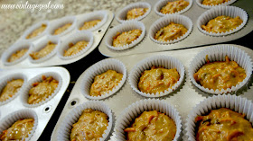 Cream Cheese Frosting with Carrot Cupcakes and Raisins