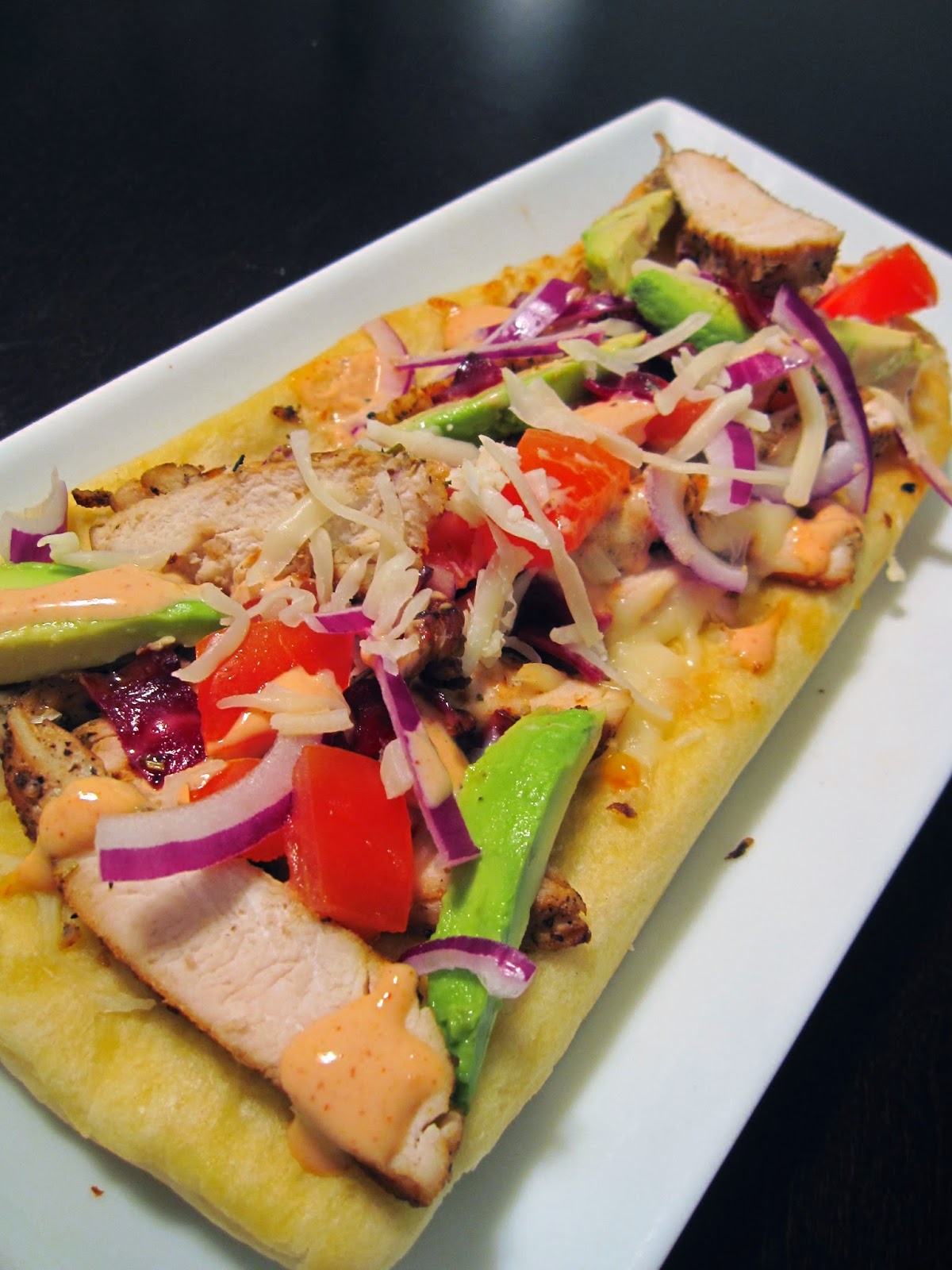 The Yuca Diaries California Grilled Chicken Flatbread
