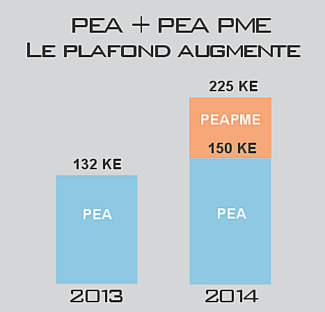 Plafond des 2 PEA Plafond des 2 PEA