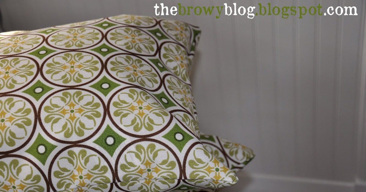 The Browy Blog DIY Outdoor Pillows